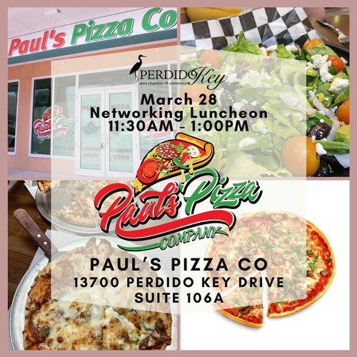 Networking Luncheon March 2024 Mar 28, 2024 Purely Perdido